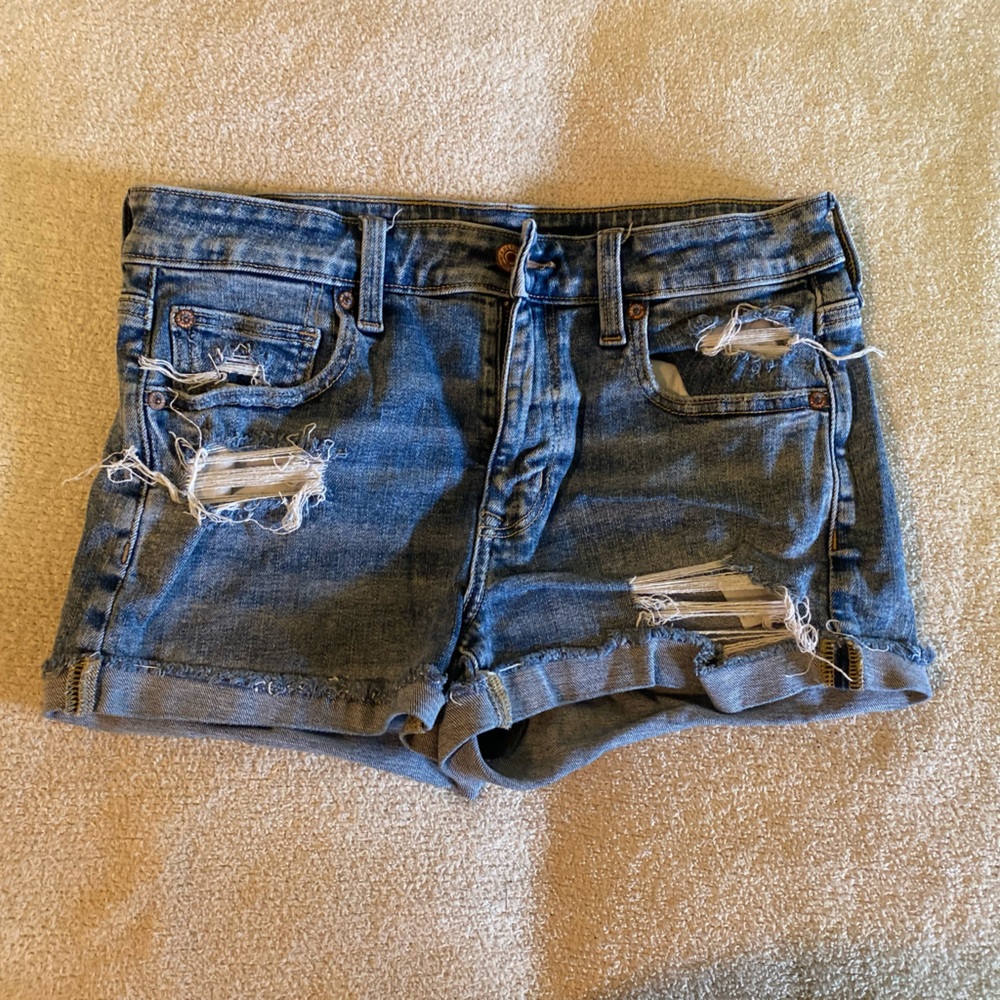 American Eagle Hi-rise shortie shorts